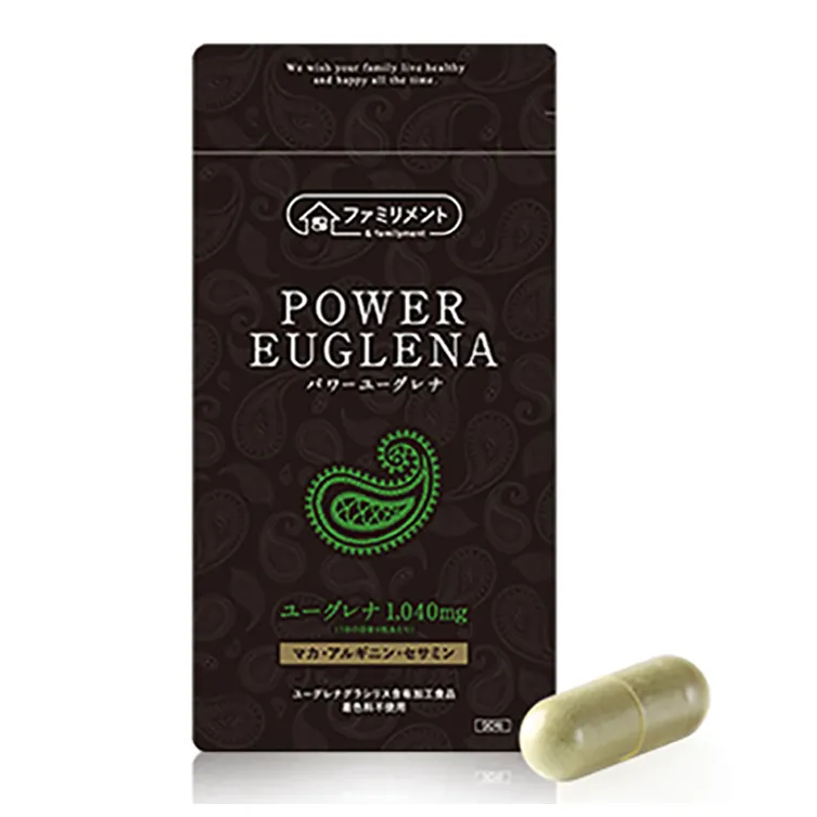 Male enhancement and change body constitution by Euglena capsule supplement from Japan