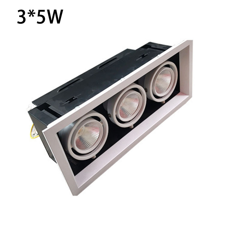 LED bean lamp single head double head three head embedded hotel club home living room shopping mall shop grille spot lighs