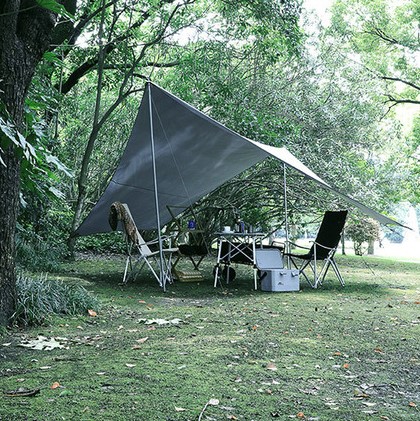 Portable Custom Outdoor Waterproof Camping Canvas Tent Shelter Lightweight Foldable Sun Shade Beach Sun Shelter/