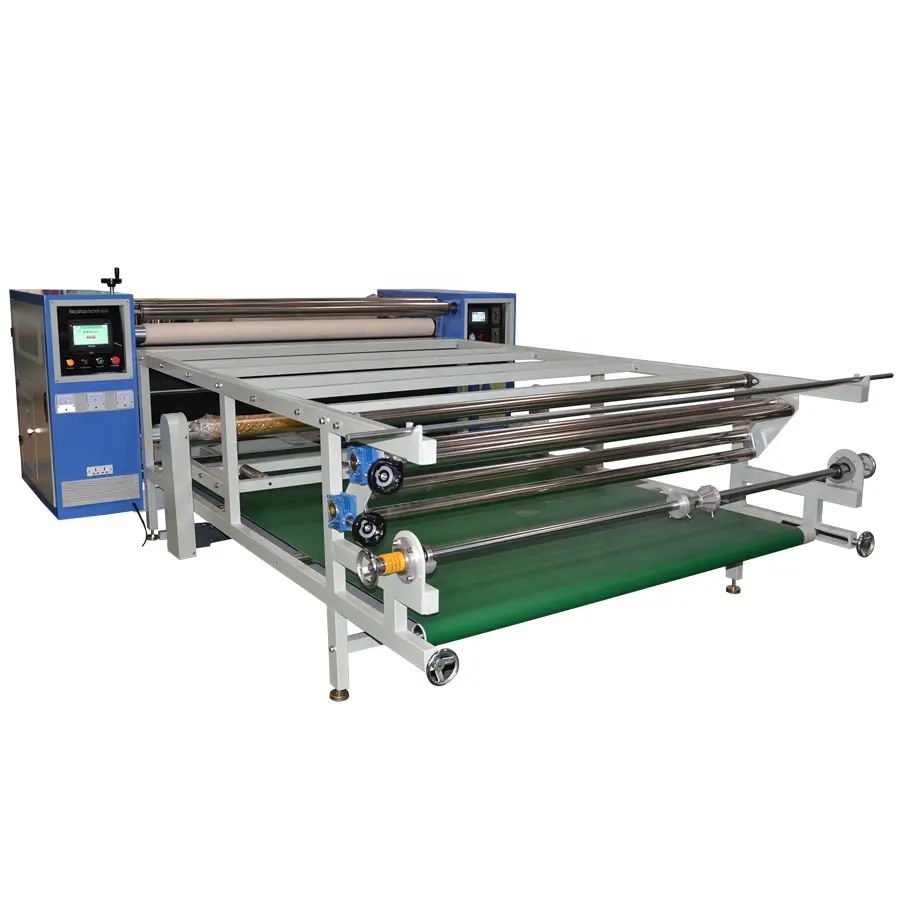 Fabric Textile Roller Sublimation Heat Press Transfer Machine 170cm Width