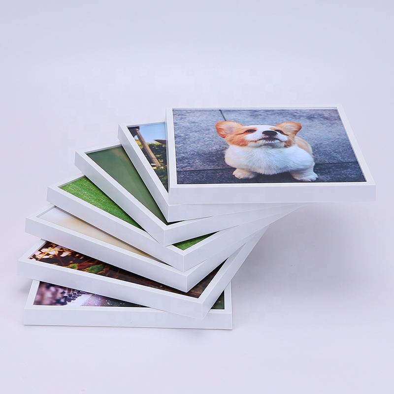 Новый дизайн Restickable фото черная квадратная фоторамка с отличной ценой