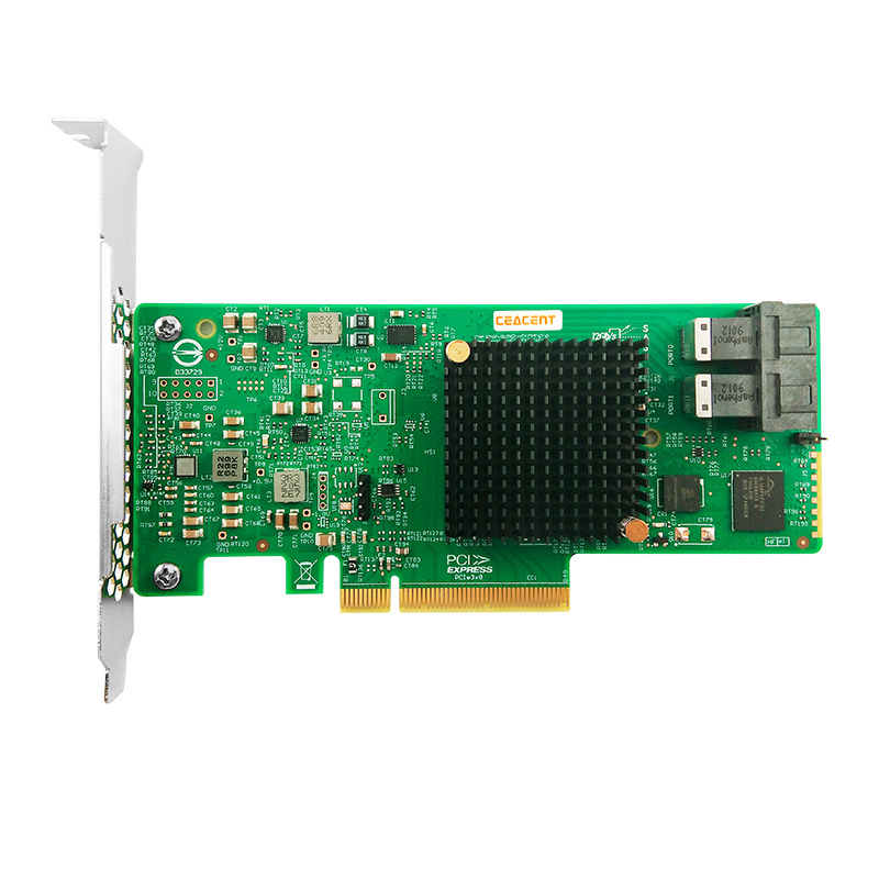 AS3008T 9300-8I LSI00344 SFF8643 * 2 PCIe3.0 X8 12 ГБ/сек. SAS и надписью «HBA»