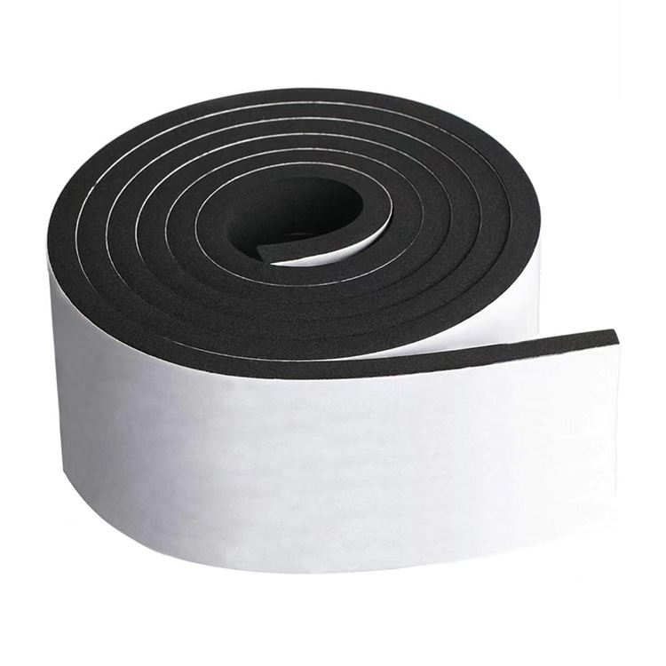 Прочная самоклеящаяся изоляционная лента для окон Epdm, уплотнительная лента, рулон пенорезиновой уплотнительной ленты для дверей