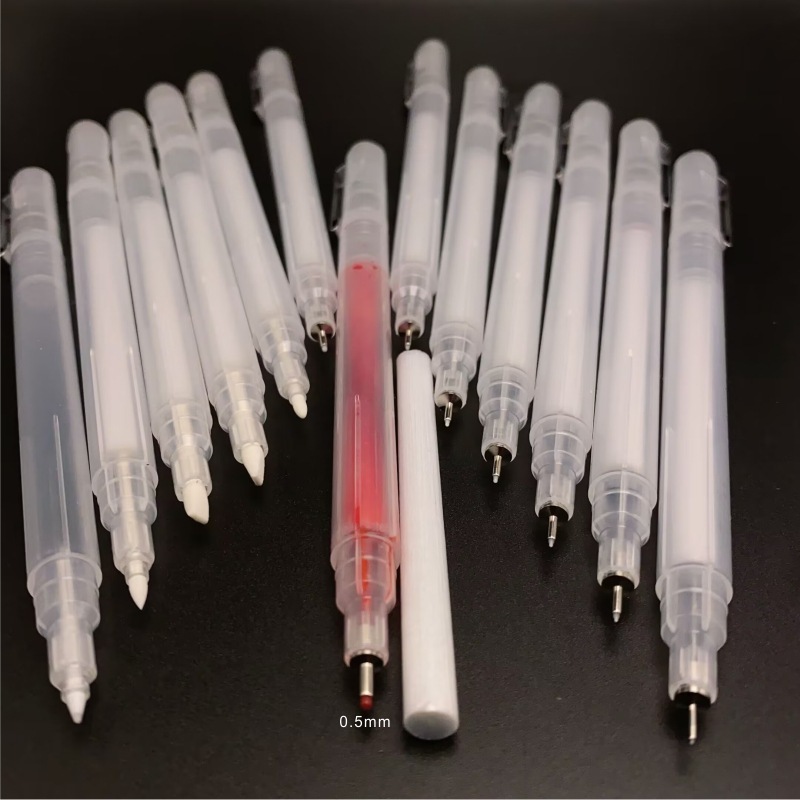 DIY Empty Refill Paint Markers Blank With Foam Refillable Paint Pens 0.15mm-3mm Empty Refillable line Drawing Pen for Painting