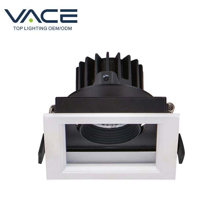 Vace 3x9 Вт OEM литой под давлением алюминиевый белый и черный светильник высокого качества eqipment встраиваемый вниз светильник Cob потолочный светильник для отеля