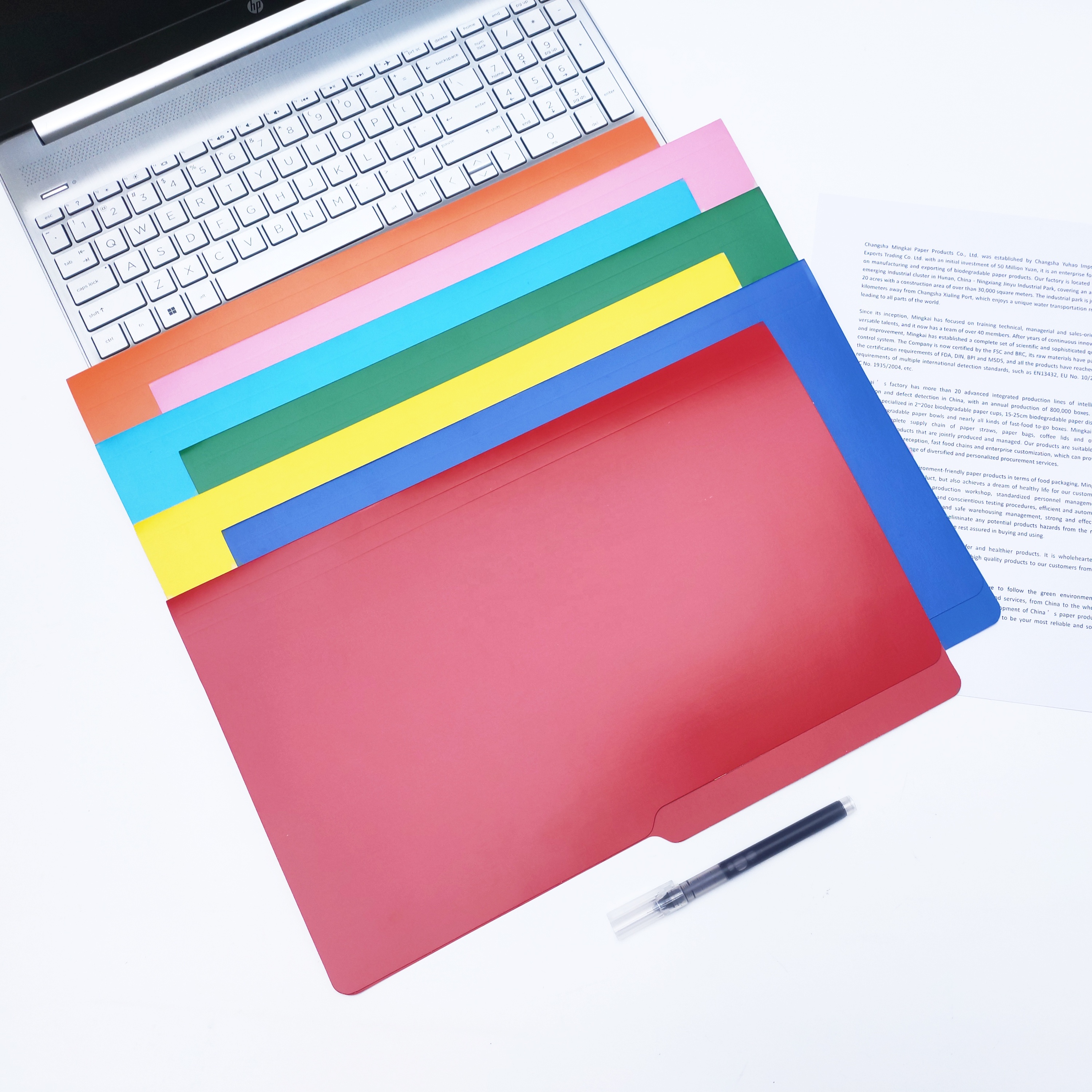 Supplies Custom Size Design A3 A4 A5 Colorful Stationery Office Paper File Folder
