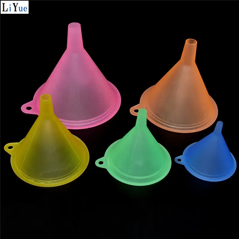 Multi function Commercial Grade Kitchen Tools Multi colors Plastic Funnel Eco-friendly