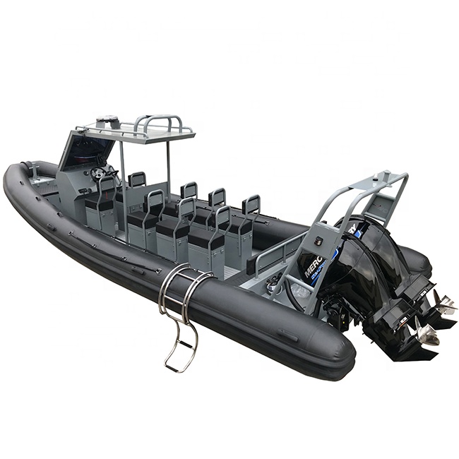 Германия RHIB 860 военный патруль алюминиевый корпус ребристая надувная лодка