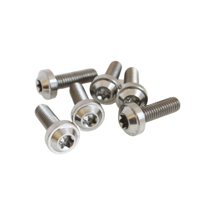 Анодированный сгоревший синий, золотой, фиолетовый кованый винт M5 M6 M8 M10 torx socket GR5 метрический фланцевый тормозной диск титановый болт для мотоцикла