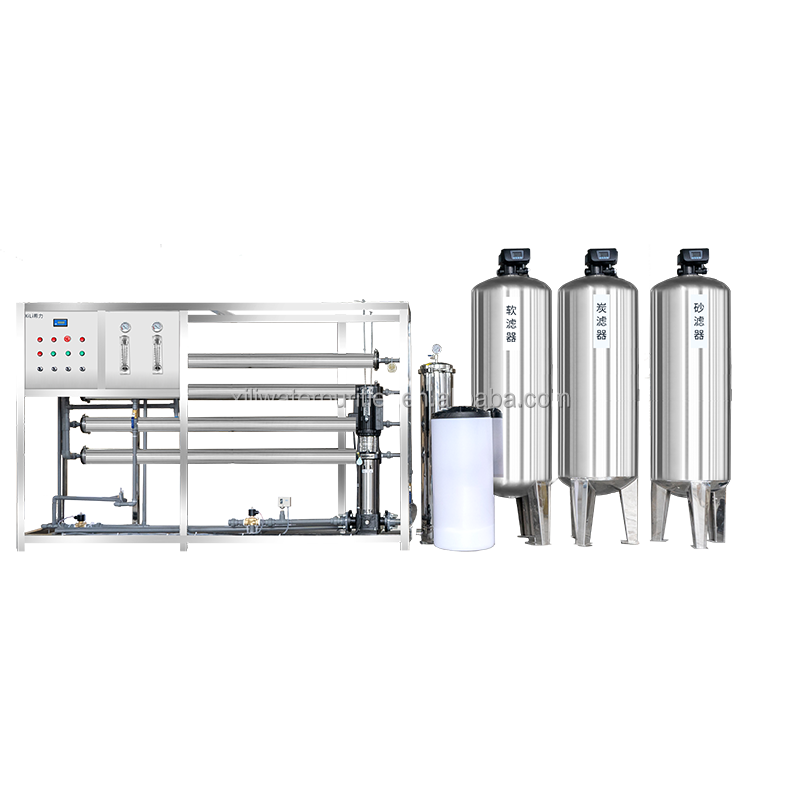 RO reverse osmosis stainless steel editwater purification unit commercial water softener to removal scale impurity