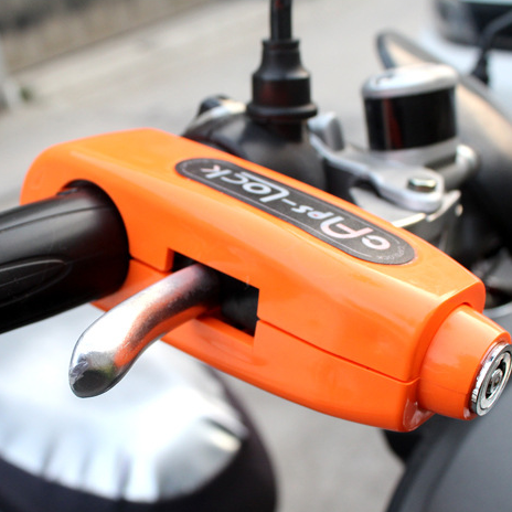 Universal Motorcycle Scooter Handlebar Grip Lock Upgraded Light Weight Anti Theft Security Lock