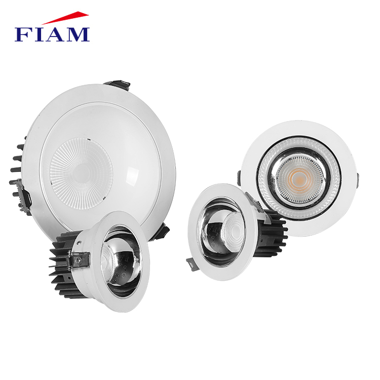 Indoor Project Downlight Fixture Cob 5w 7w 10w 20w 30w Recessed Led Grill Lights