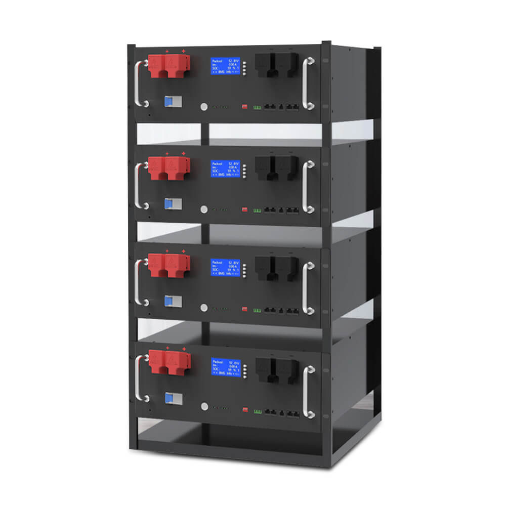 Smart Bms Lifepo4 10kwh 50 Kwh 25.6v 48v 100ah 200ah 300ah Solar Lithium Ion Server Rack Mounted Battery Pack For Solar System