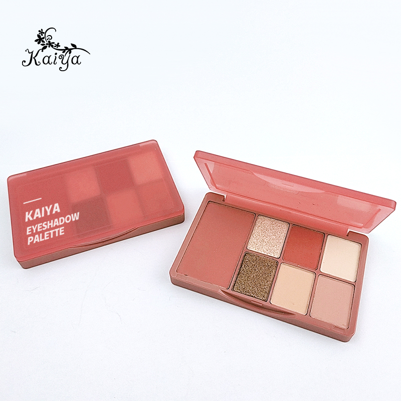 Kaiya cosmetics OEM макияж умные глаза и щеки панорамные коралловые тени для век Румяна маленькая розовая палитра веганские тени для век Румяна