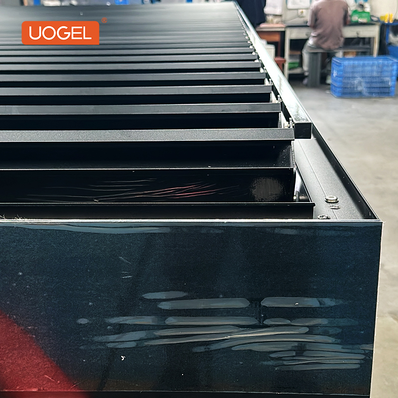 UOGEL Automatic Aluminum Roof Bioclimatic Louvers Sunrooms Greenhouse Winter Garden Prefabricated Outdoor Sun Room Glass House