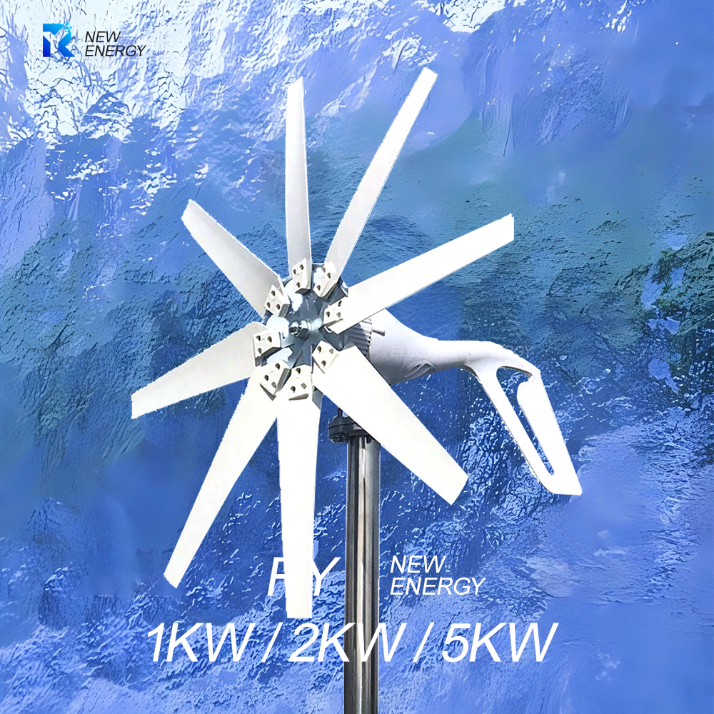 12V/24V/48V 1000W Alternative Energy Generator Small Wind Turbine Generator for Home Wholesale