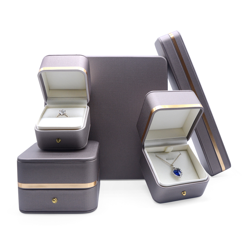 Форте коробка de anillo de cuero специальный кожаный Ювелирная упаковка ящики для хранения коробочка для кулона