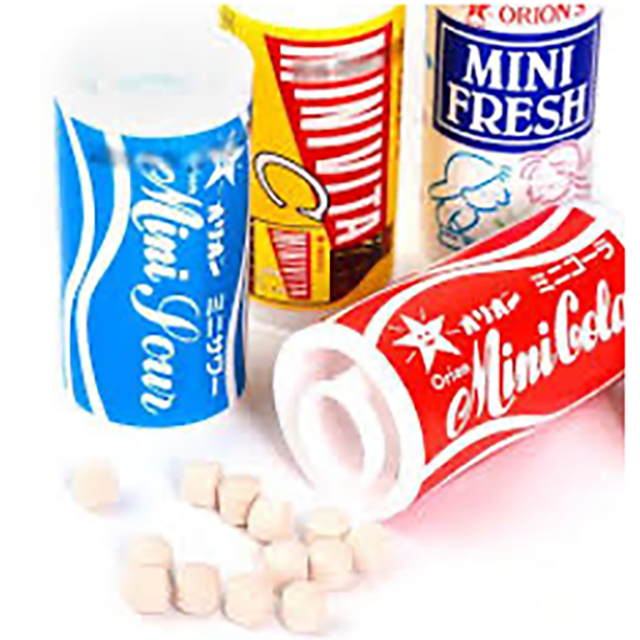 Unique packaging look like canned juice wholesale Japanese candy snack