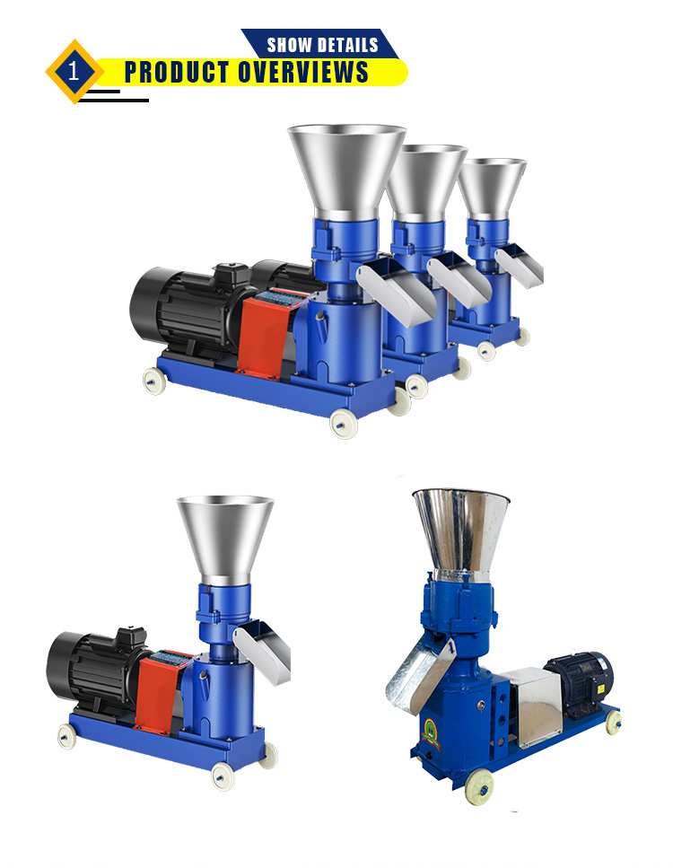 Feed Processing Machines High Production Rabbit Cattle Sheep Chicken Duck Catfish Goose Animal Key Technical Sales Video Support