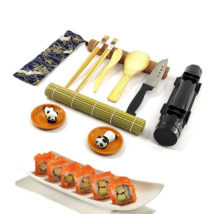 Bamboo Kitchen Equipment Machine Deluxe Editio Equipment Maker Making Kit Sushi Tools
