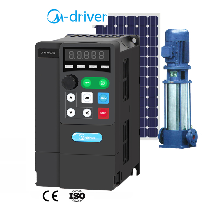 Однофазный 220v в 3-х фазный 220V преобразователь частоты 2.2kw насос на солнечных батареях с частотно-регулируемым приводом