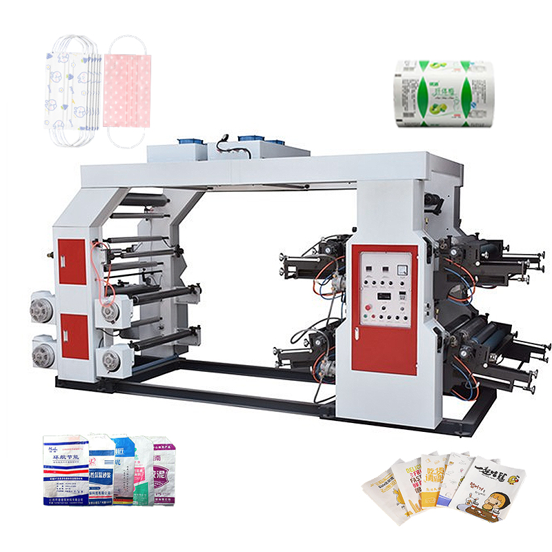 Paper bag flexographic printer 2 colour,4colors,6colors flexographic printers
