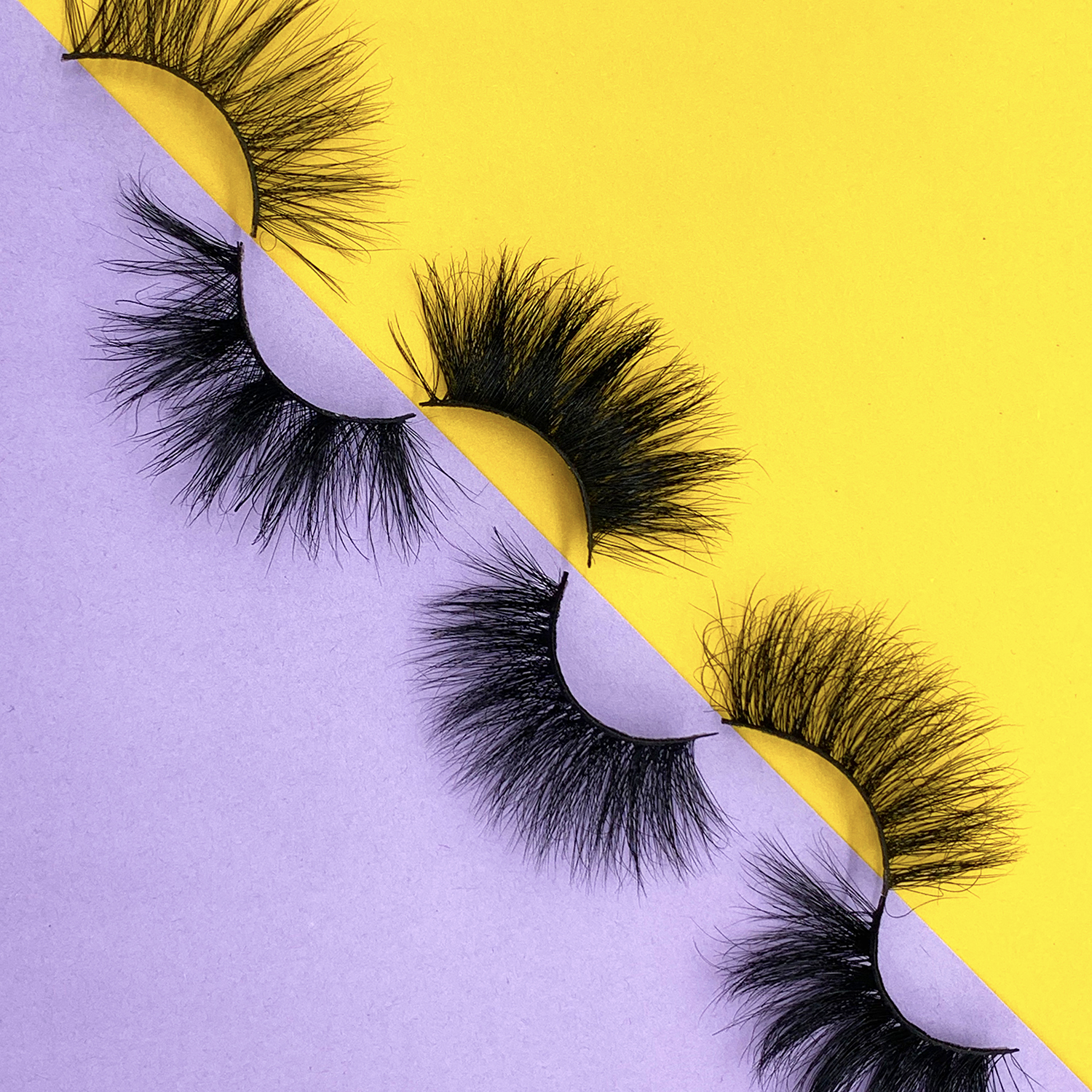 High Quality 25mm 3D Lashes Eyelashes fluffy mink eyelash vendor