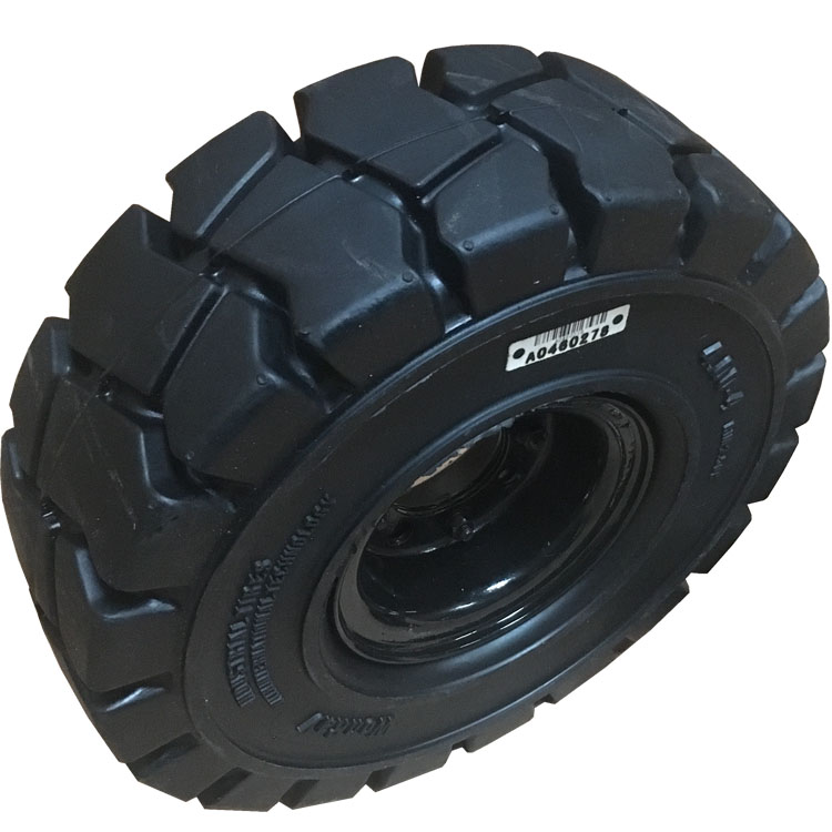 2.5 ton Forklift truck 8 inch 2.00-8 4.00-8 solid rubber tires with high resilience