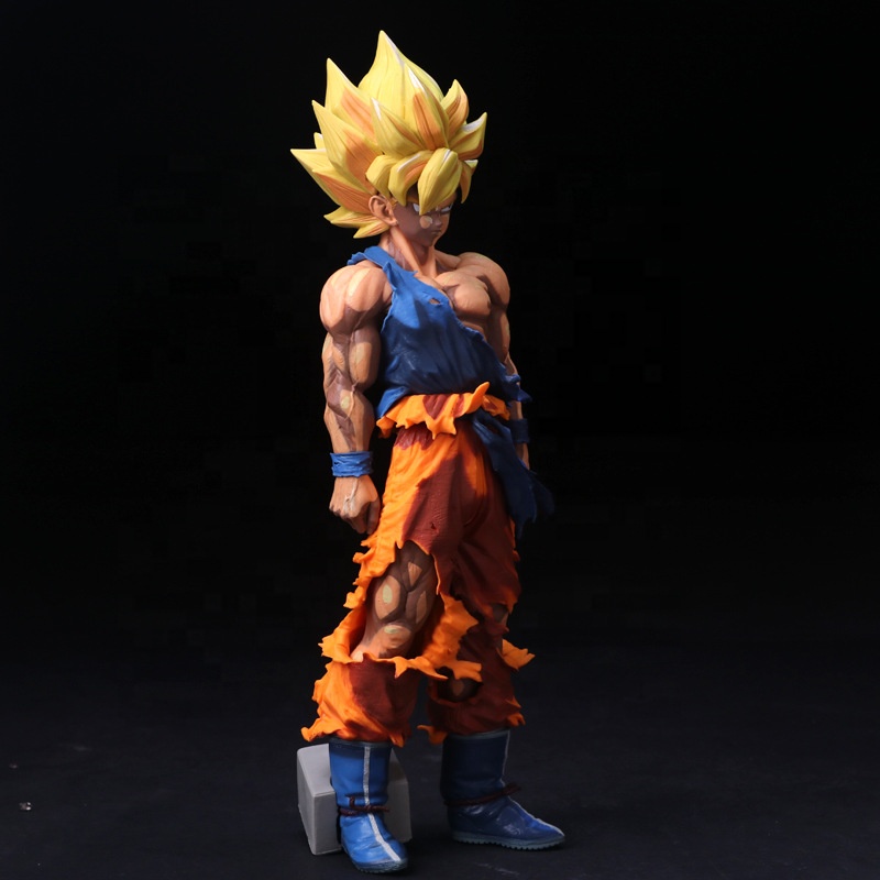 Популярный аниме Gzdonnafashion Dragon Z Ball большой размер Sun Goku Super Saiyan #55 ПВХ экшн-фигурка DLZ070C