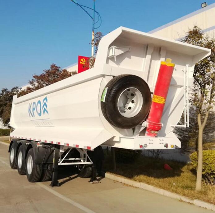Factory Price 3 4 Axle 60 Ton 45 cbm U Shape Hydraulic Side Dump Tipper Truck side dump Semi Trailer