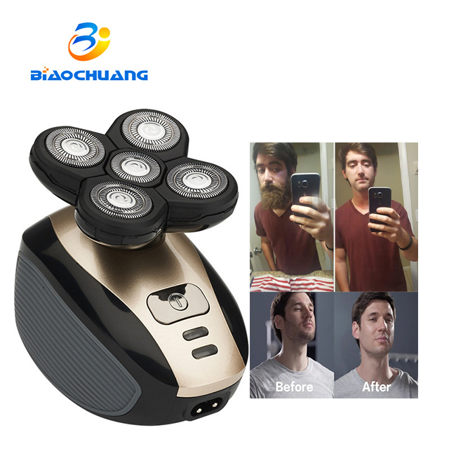 2021 Hot Selling Rechargeable Portable 4D Floating Head Electric Shaver For Men