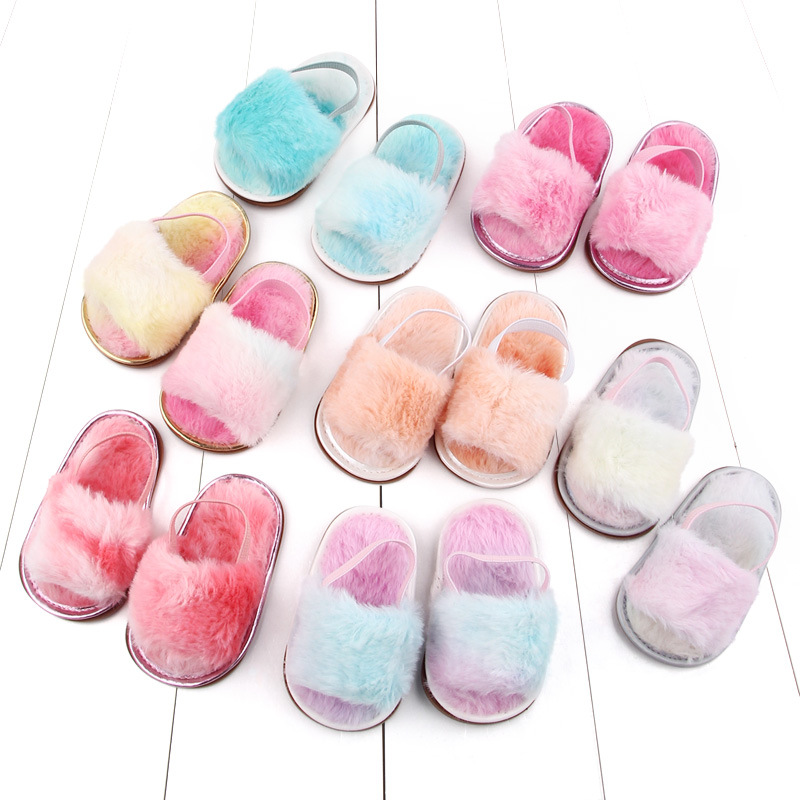 2021 wholesale Baby sandals tie dye hair sandals baby ice cream baby shoes toddler shoes