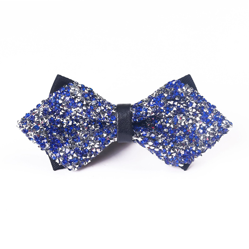 Недавно дизайн синий горный хрусталь Кристалл Bowtie мужские в Чжэцзян