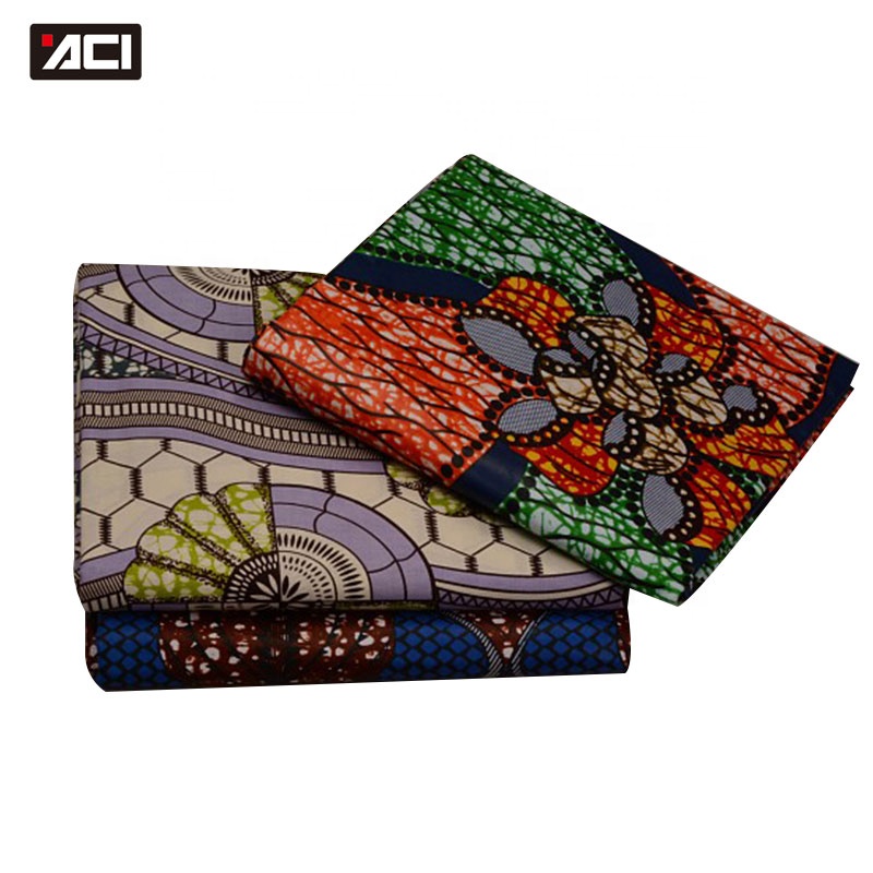 ACI African Fabric Ankara Fashionable Real Wax African Wax Prints Fabric Ankara Nigeria Batik Fabric In 100% Cotton