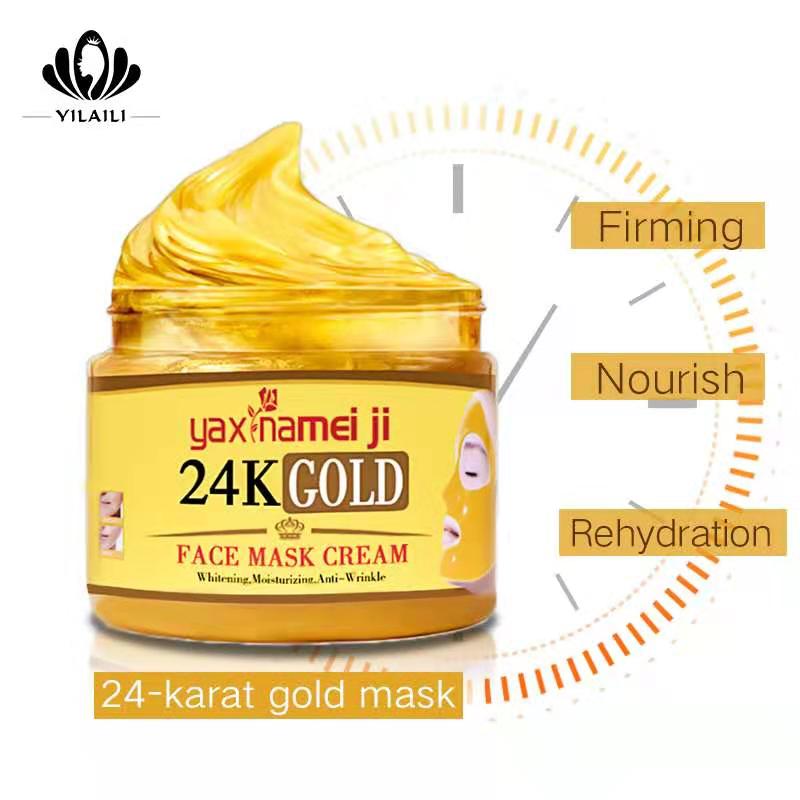 24K golden collagen anti-aging hydrating facial 600g facial cream improves fine lines
