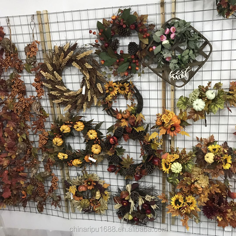Christmas wreath Christmas ornaments tree pendant Rattan tree pendant hanging