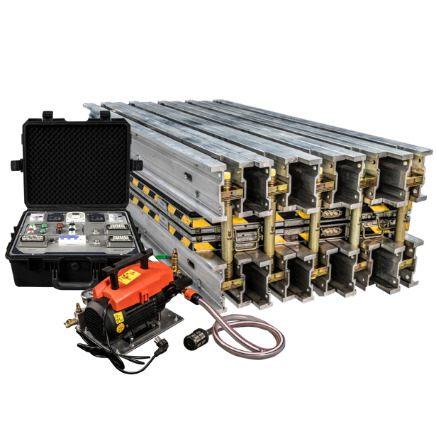 Conveyor belt docking and splicing equipment