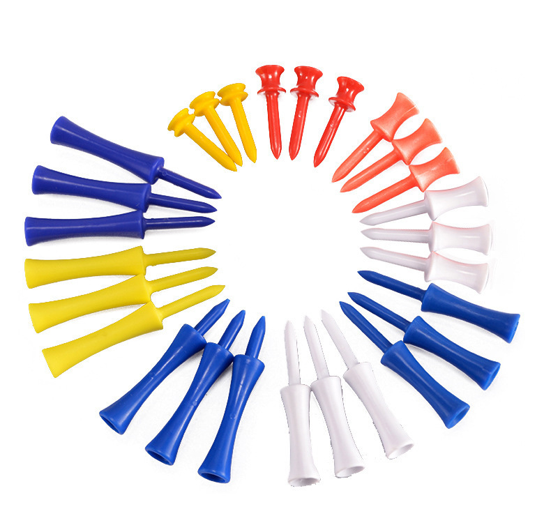 2021 Hot sale golf Tees Plastic Portable Soft Custom Logo Hitting Outdoor Training Practice Tool Tee