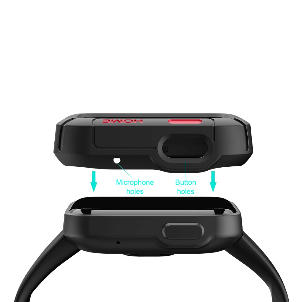 SIKAI 2021 New Case For Xiaomi Mi Watch Lite TPU Shell Protector Cover Band Strap Bracelet Charger for Xiaomi Redmi Watch