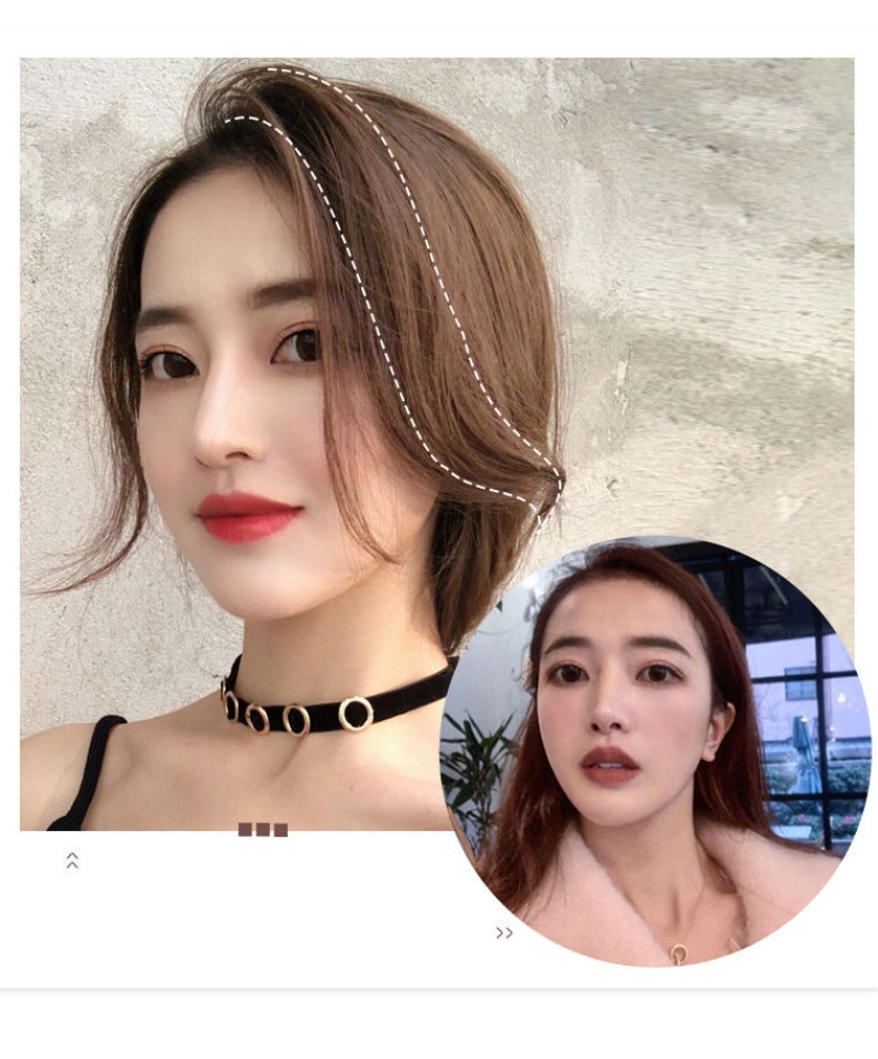 Wholesale Real Human Hair Bang Virgin Remy Clip in Natural Hair Fringe Piece Replacement Air Bangs 100% Human Hair Extensions 5.