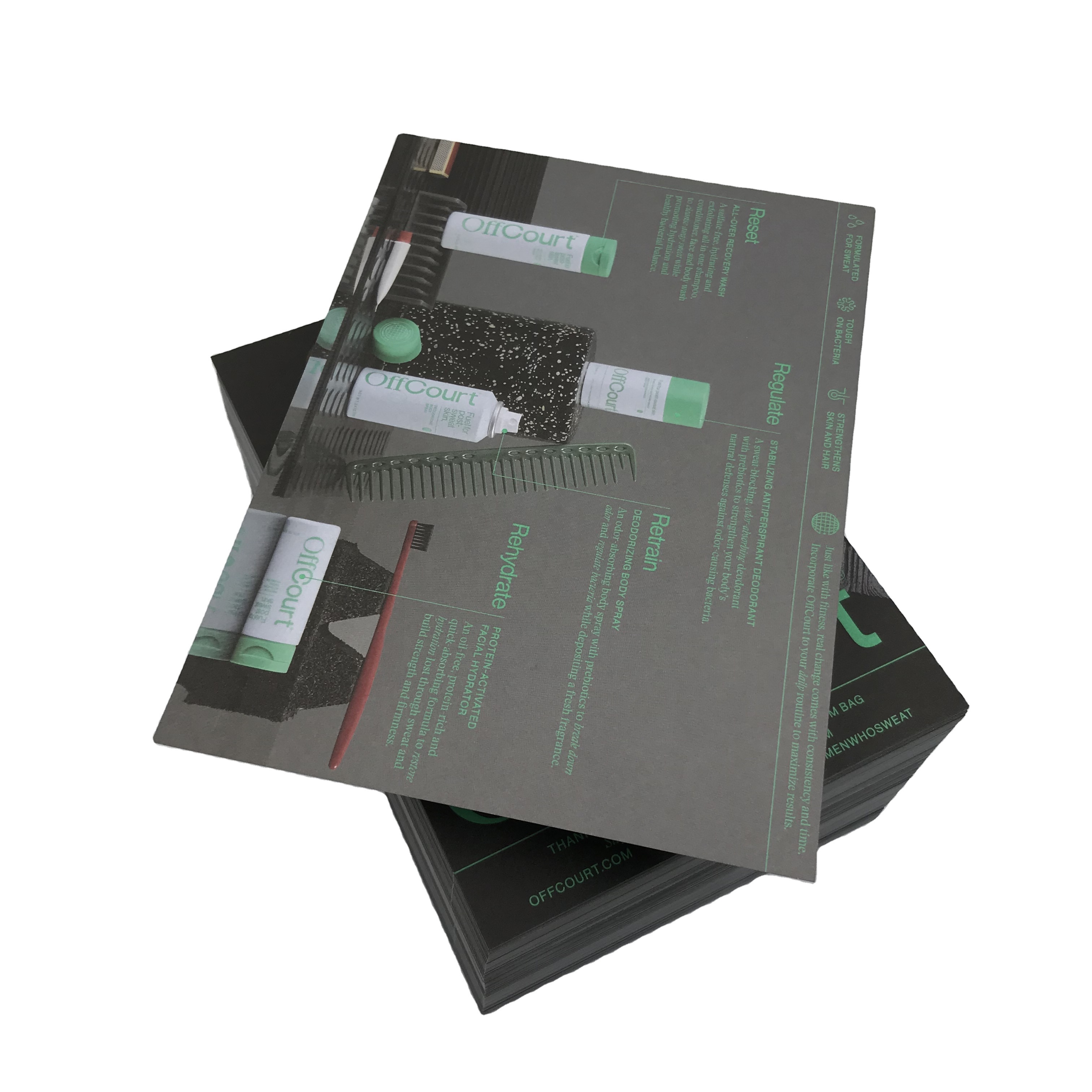 Custom Pantone product insert card printing in shanghai