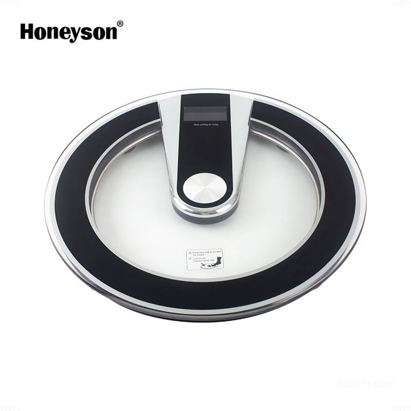 Honeyson 200 кг стеклянные весы для ванной комнаты для отеля