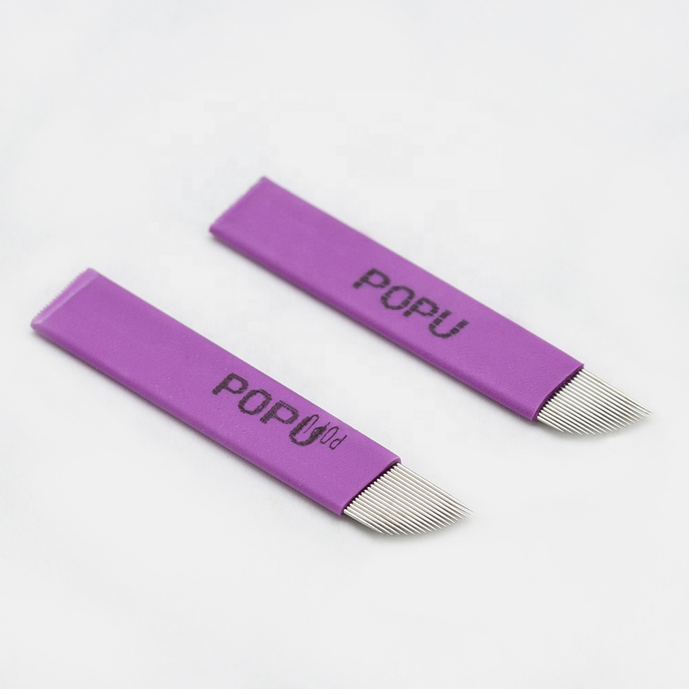 POPU PMU disposable Microblading Manual Tattoo Pen Needle