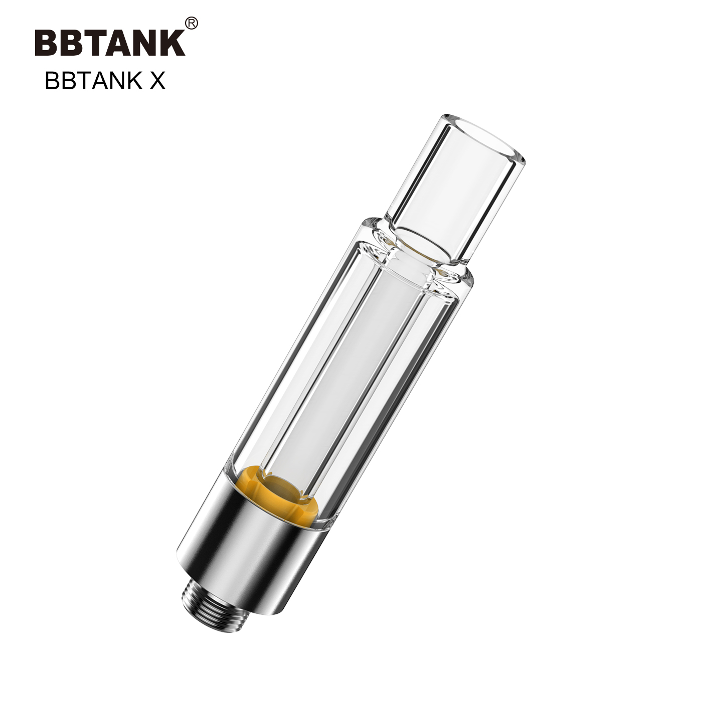 BBTANK Best 510 Thread Cartridge 0.5ml 1ml Glass Empty cbd oil cartridge Ceramic Coil Vaporizer Cartridge