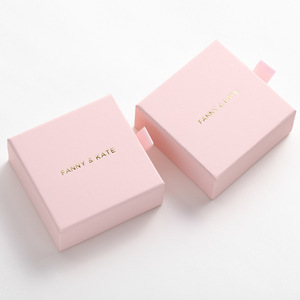 Custom Recycled Gift Jewelry Packaging Paper Box Shipping Slide Makeup Storage Drawer Box Packaging