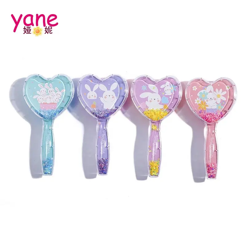 Cute plastic cartoon airbag comb hair plastic comb kids Love comb