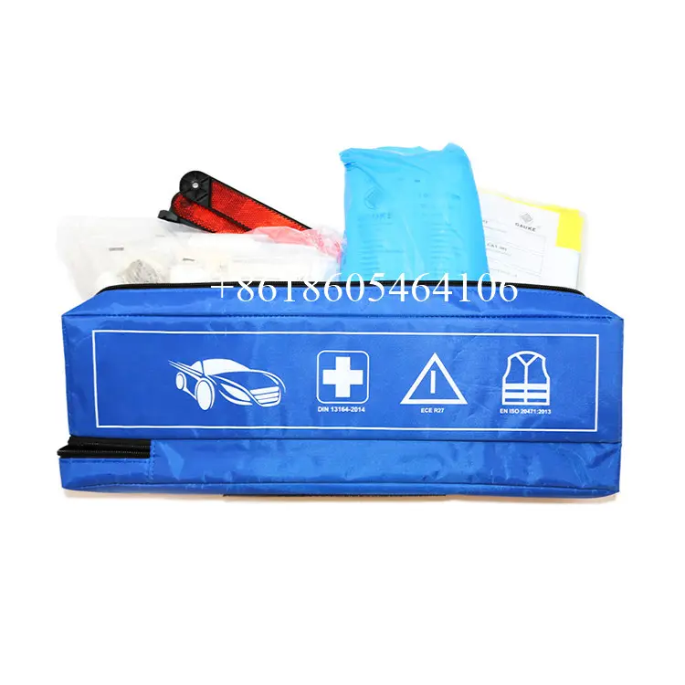 DIN 13164 L outdoor waterproof emergency survival vehicle first aid kit