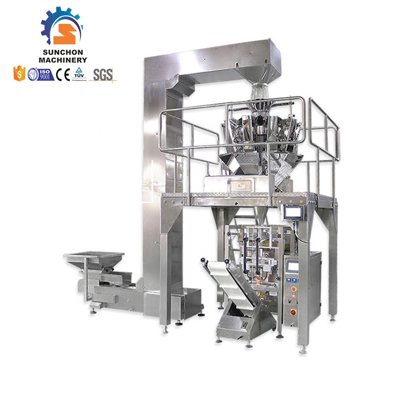 VFFS Multihead Weigher Groundnut упаковочная машина завод