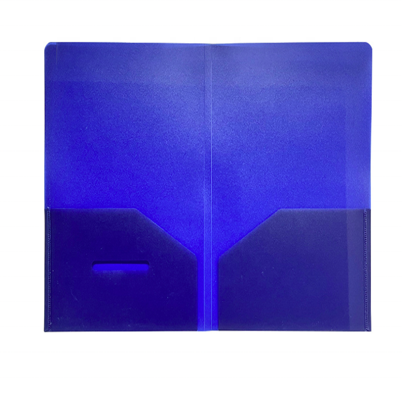 Customization Business Card Slot Paper File Document Presentation Folder