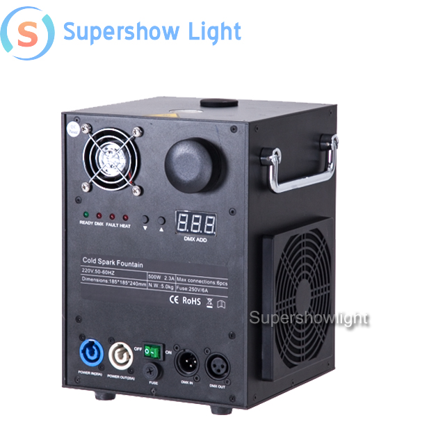 Supershow 2 шт. с кофр 650 Вт ночной клуб Свадебная вечеринка Дискотека портативный эрозии Искра мини Искра DMX беспроводной Дистанционное управление